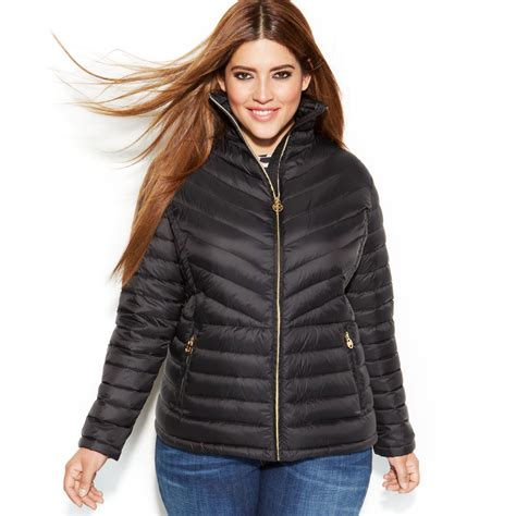 michael kors coat plus size